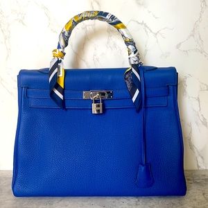 Hermès Kelly 35 Electric Blue